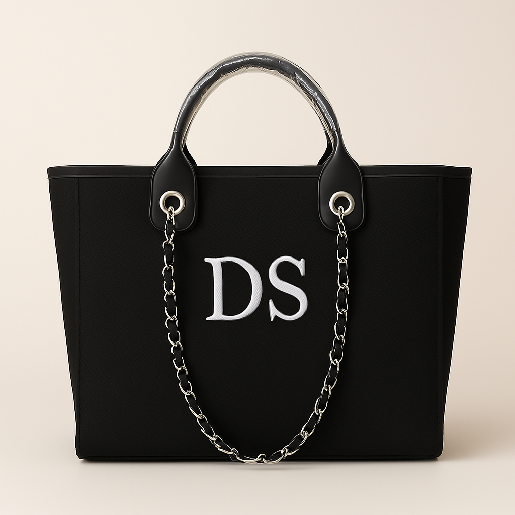 Personalised Tote Bag Women's - Black