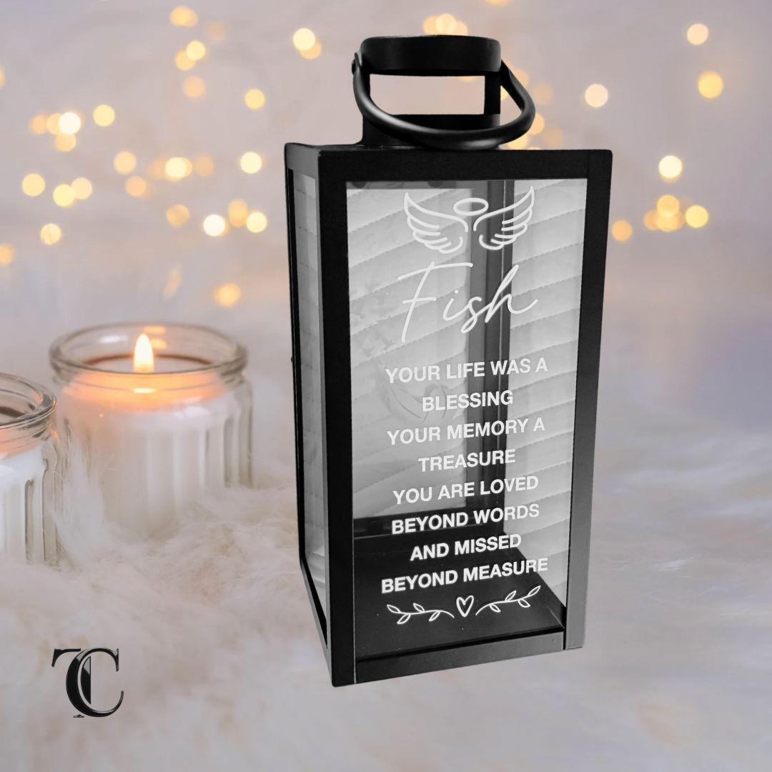 Personalised Memorial Lantern | A Lasting Tribute
