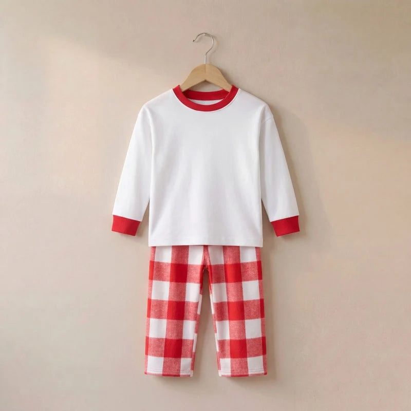 Custom Children’s Personalised Pyjama’s | Checkered
