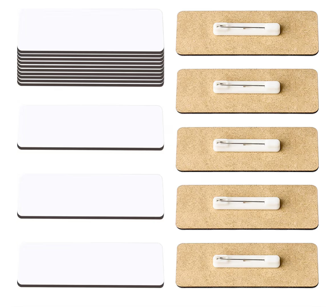 Branded Staff Name Badges – Logo Print
