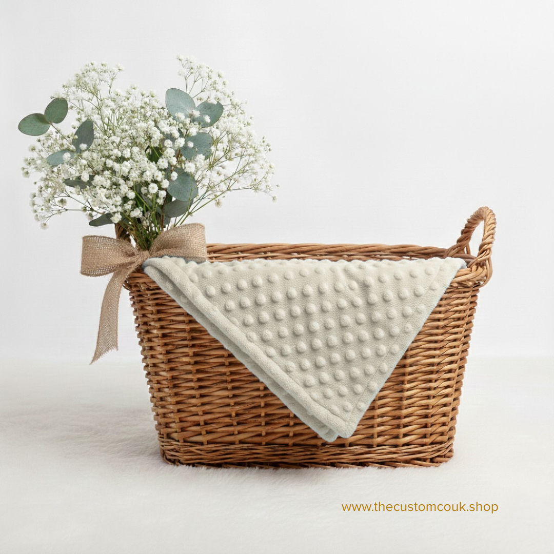 Personalised Baby Blanket | Grey