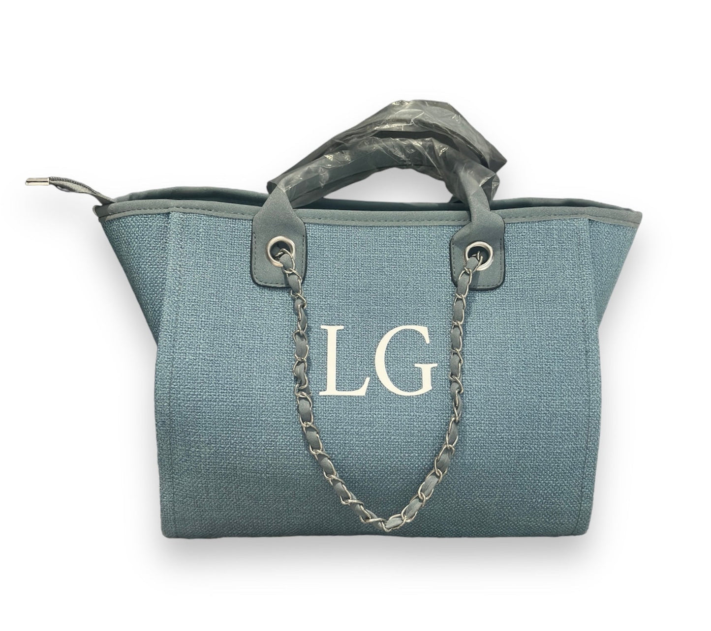 Personalised Women's Tote Bag - Denim Blue