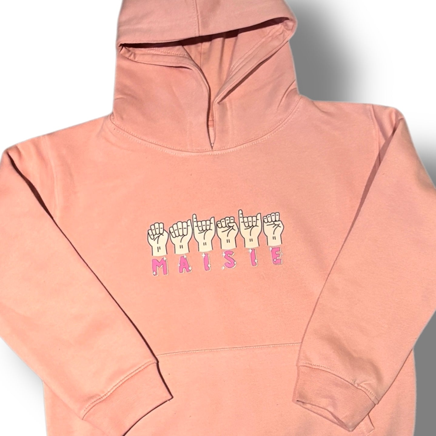 BSL Custom Sign Language Kids Hoodie