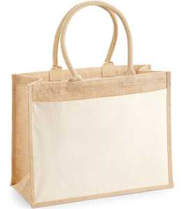 Custom Canvas Pocket Tote Bag