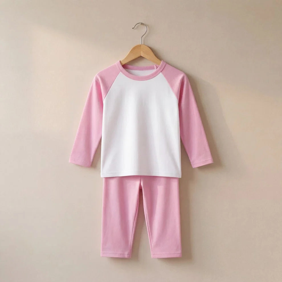Custom Childrens Personalised Pyjama’s - Pink