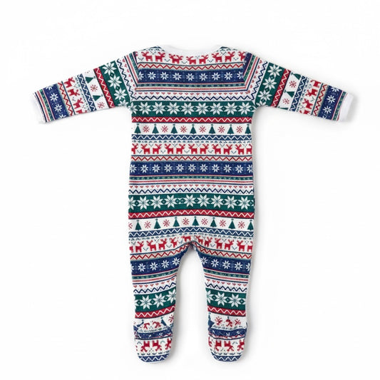 Personalised Baby Christmas Romper - 9-12 months - Clearance