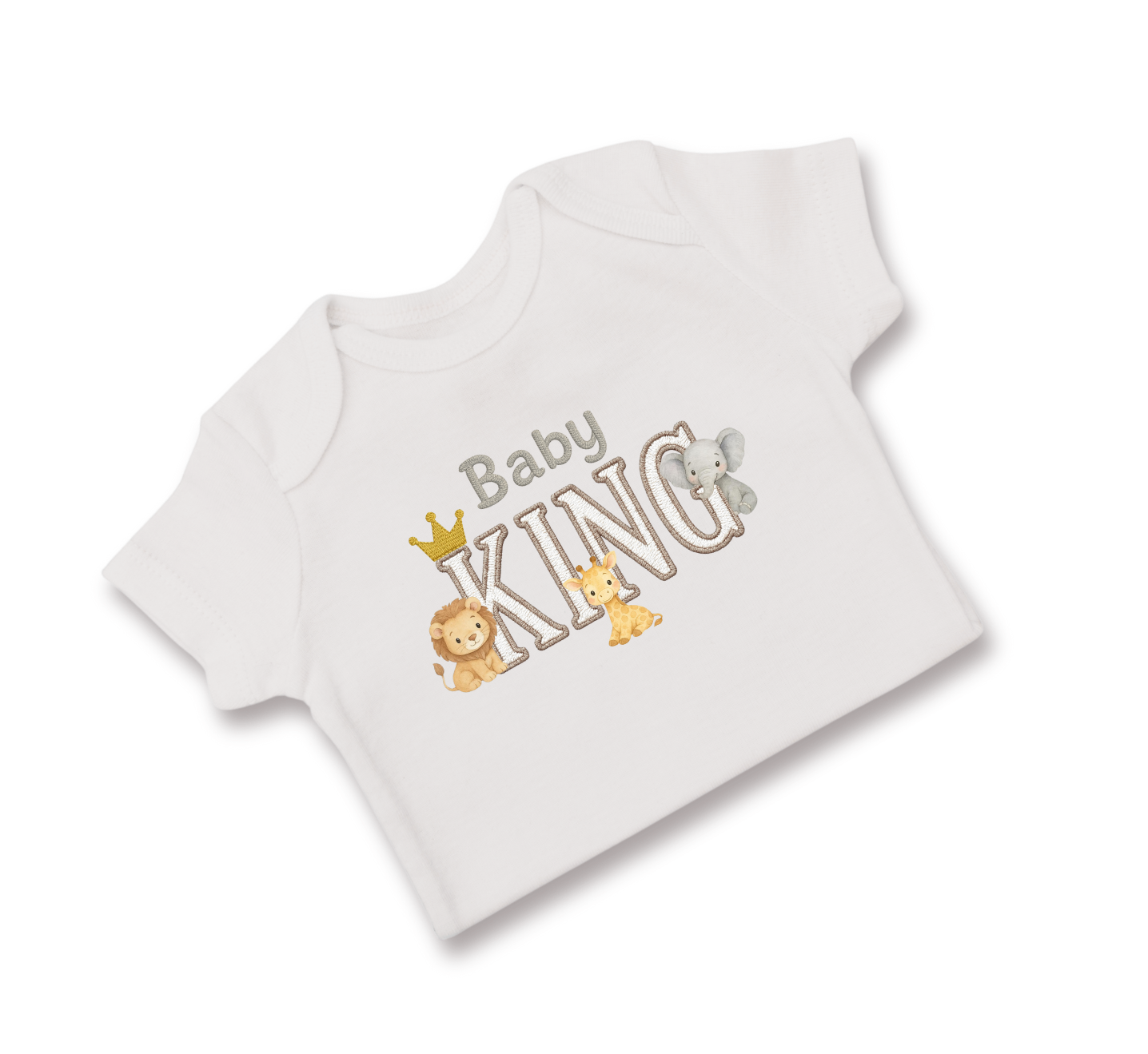 Personalised Baby Grow - White