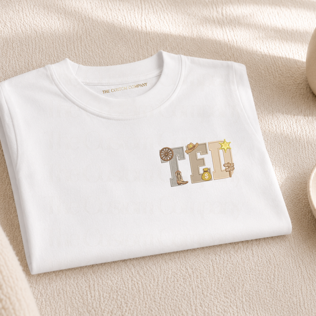 Bespoke Western Rodeo Name T Shirt