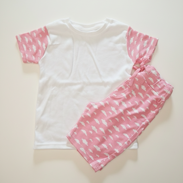 Custom Baby Pyjamas | Cloud Print - Clearance