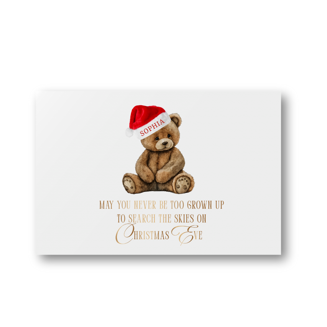 Christmas Eve Box - May you never be too grown up - Red