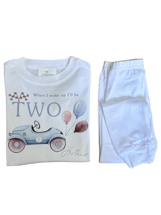 When I Wake Up I’ll Be TWO - Children's Birthday Pyjama’s