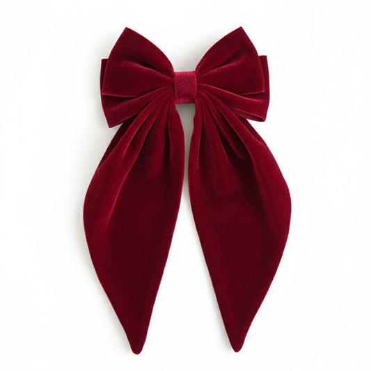Personalised Luxury Velvet Hair Bow