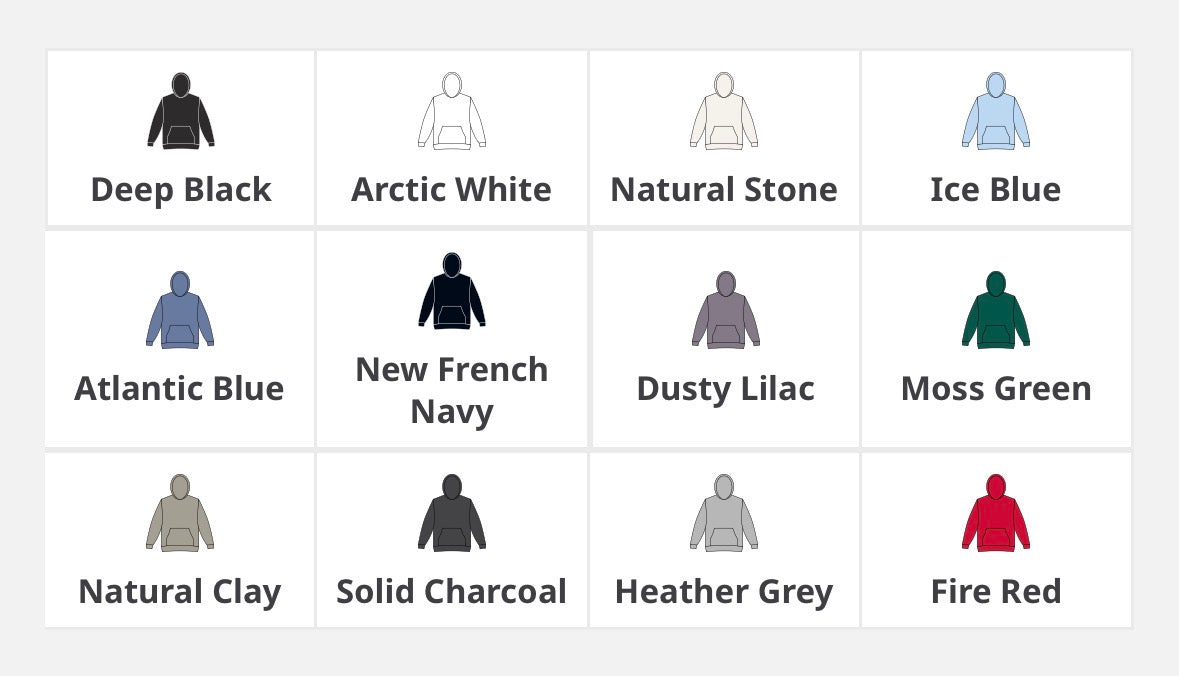 Customisable Premium Heavyweight Hoodie – Relaxed Fit Adults