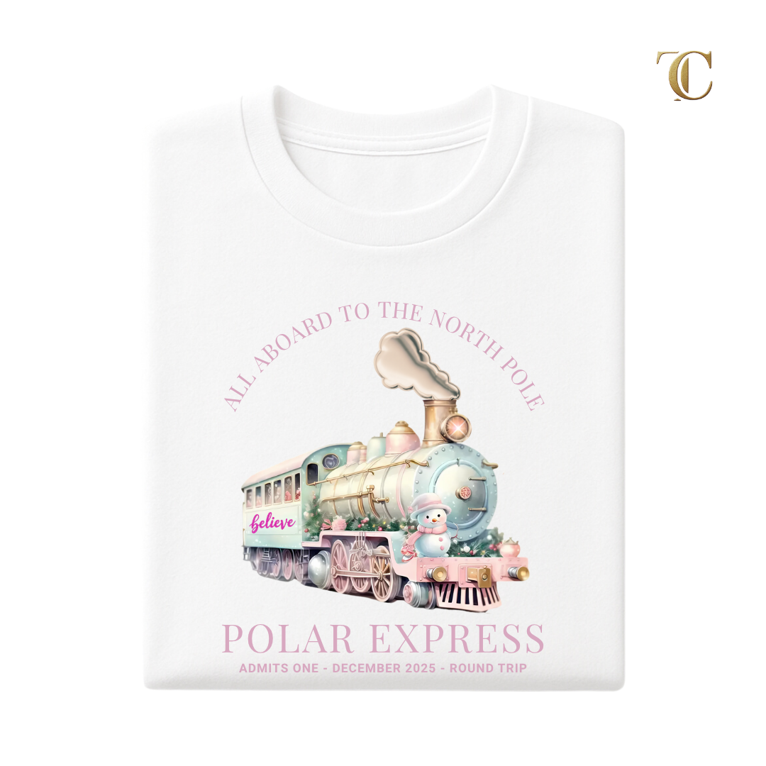 Girls North Pole Santa Express - T-Shirt