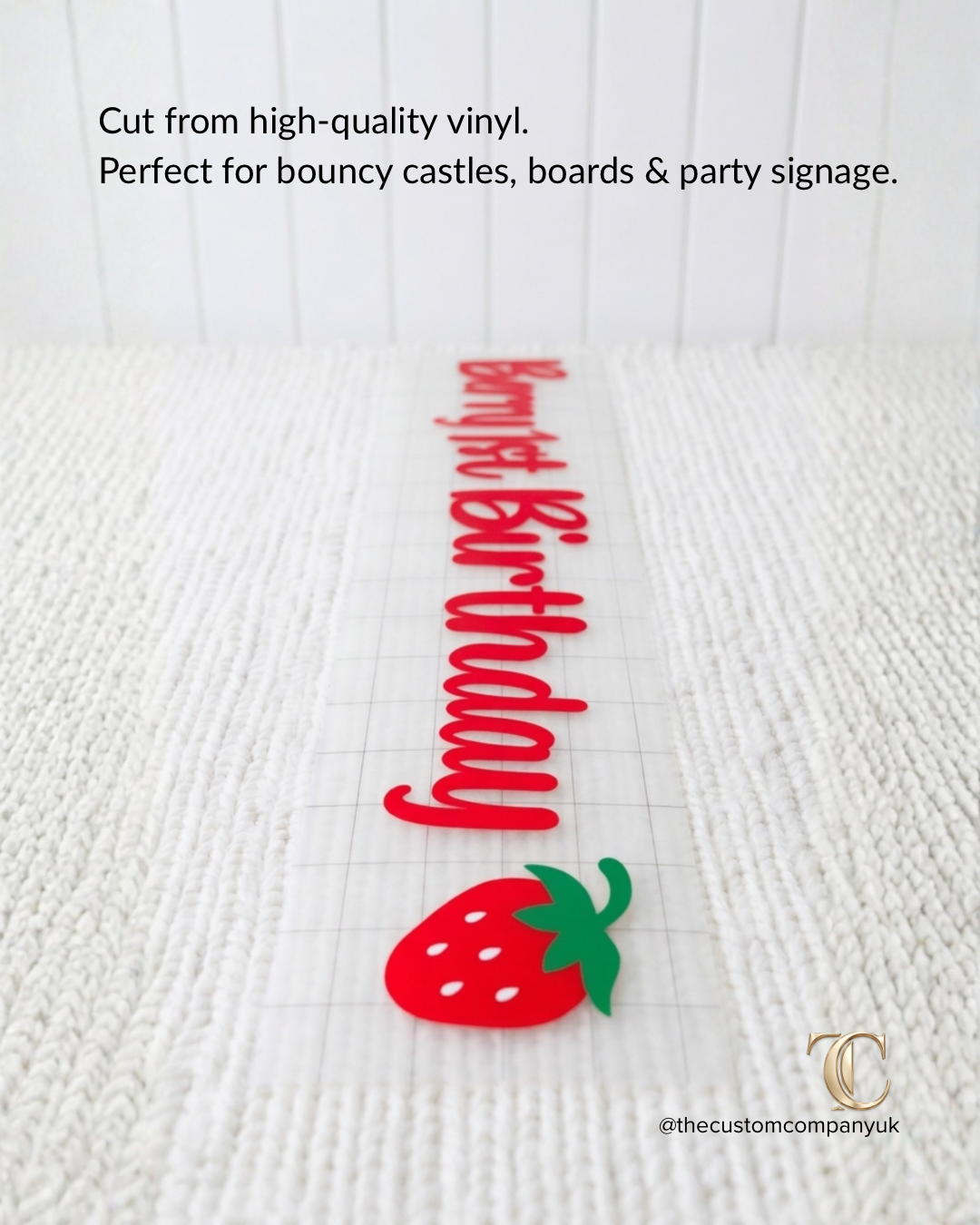 Berry 1st Birthday | Soft Play Personalisation Decals