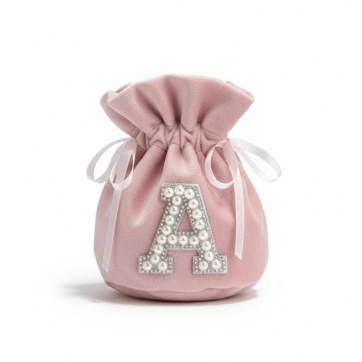 Pink Velvet Gift Pouch