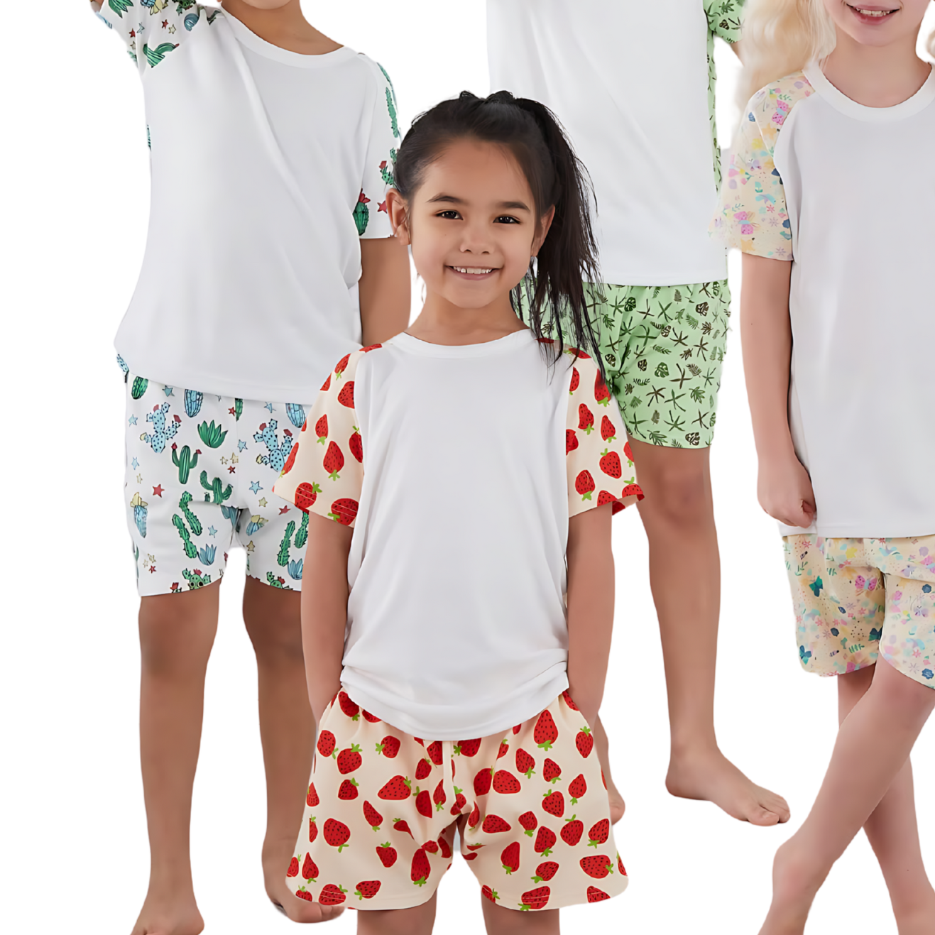 Custom Childrens Pyjamas | Strawberry Print