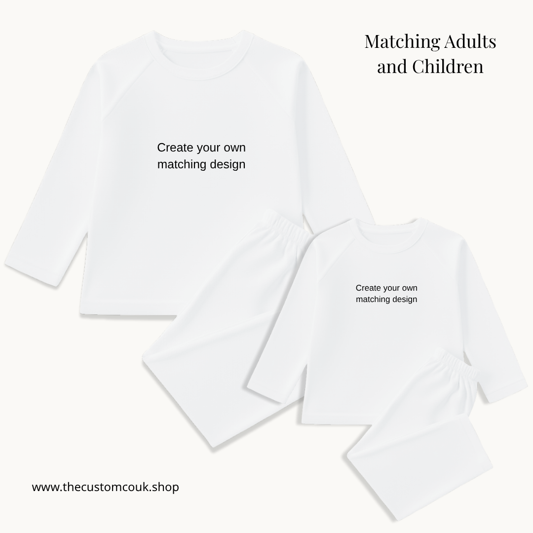 Personalised Pyjama’s - Custom design | Adult Sizes