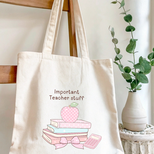 Custom Tote Bag - Personalised Teacher Gift