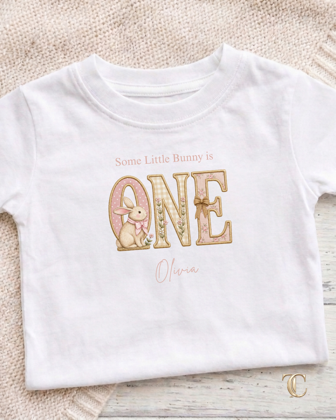 Some Little Bunny is One | Personalised Birthday T-shirt