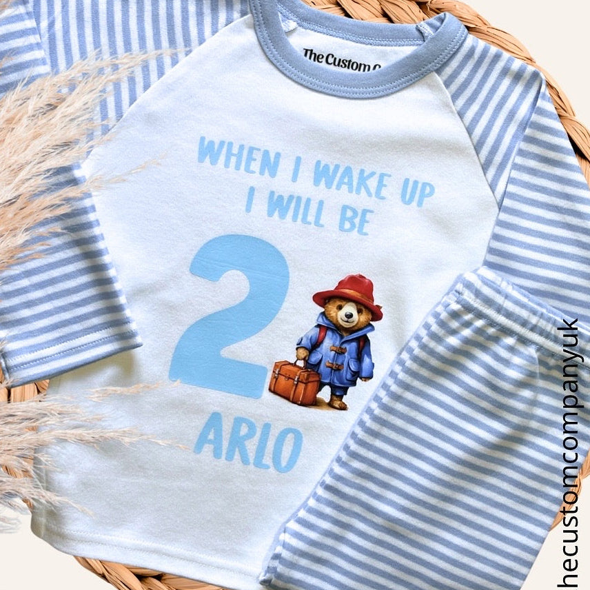 When I Wake Up I’ll Be Two | Children’s Birthday Pyjamas | Paddington Bear