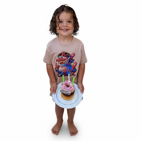 Custom Spider Man Birthday T-shirt