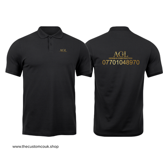 Custom Business Polo Shirt | Left Chest Logo Print