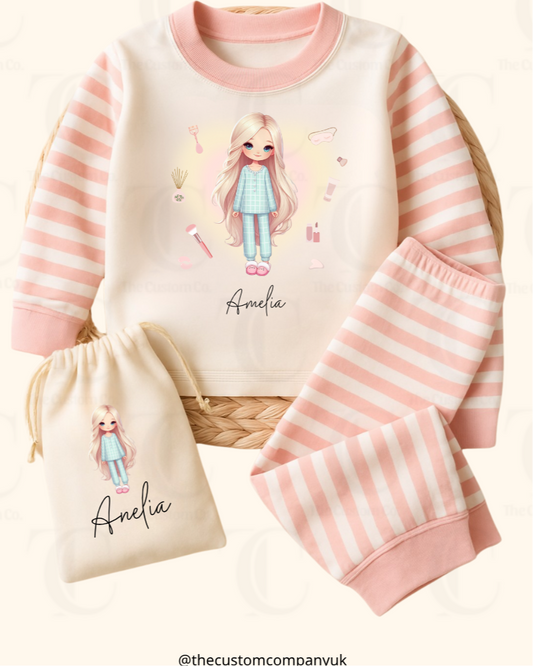 Personalised Birthday Pyjama’s - Girly Glam