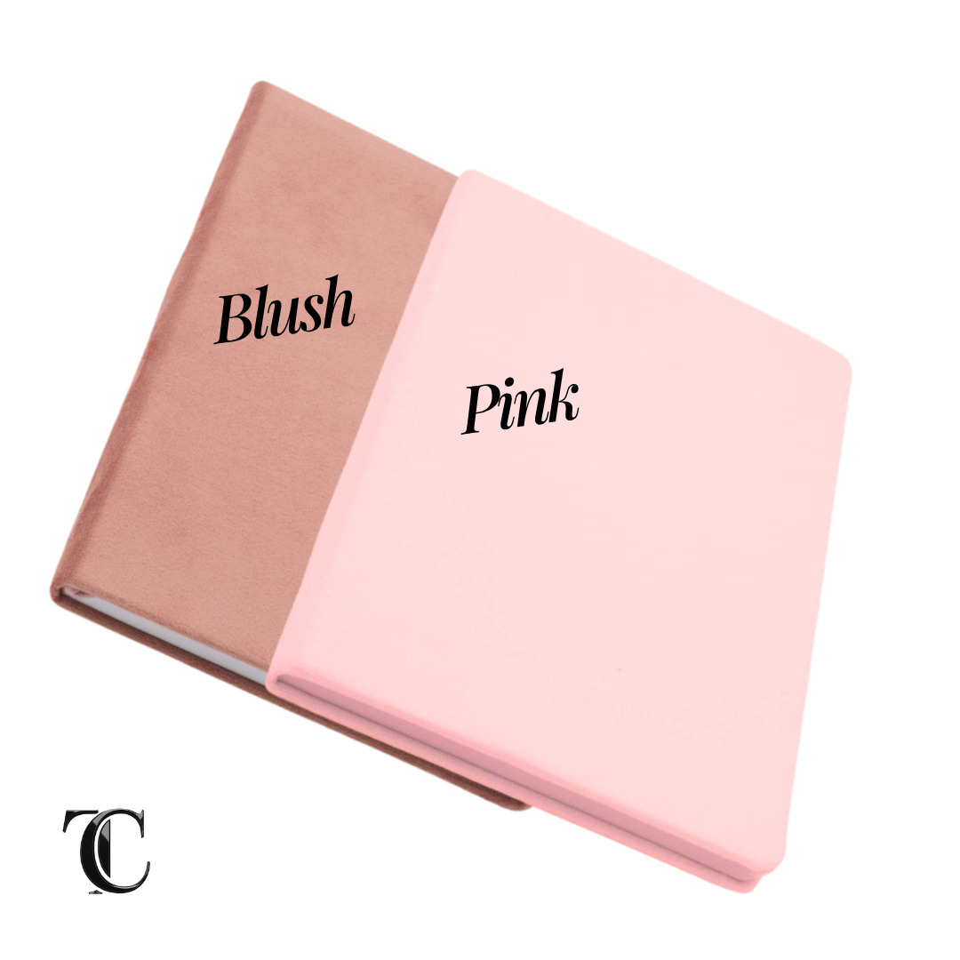 Personalised Velvet A5 Notebook - Add initials or Design