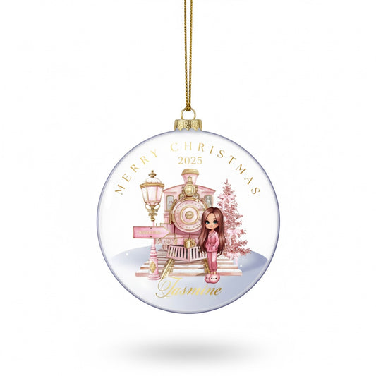Acrylic Tree Decoration - Personalised Christmas Bauble | Paddington