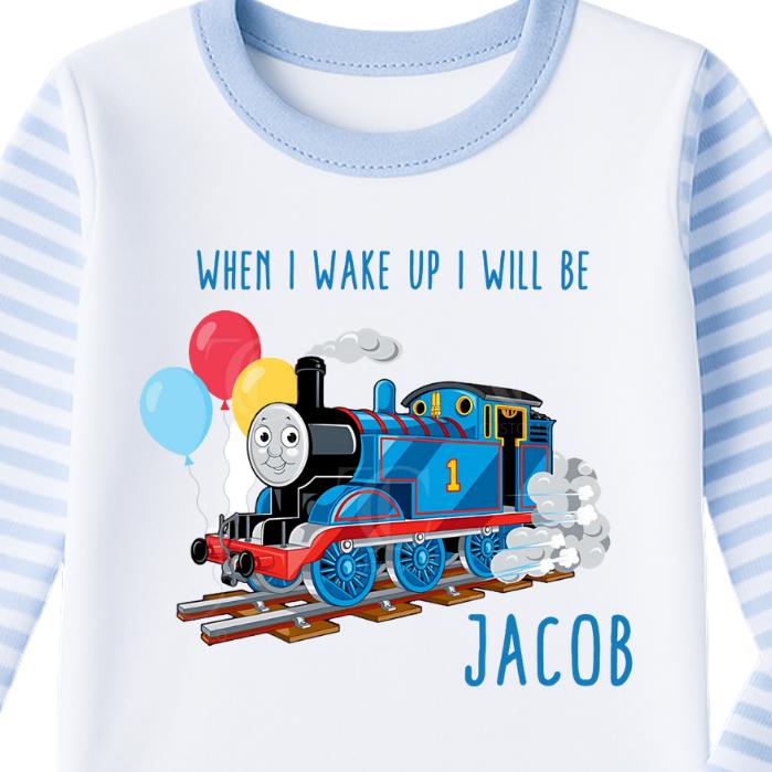 When I Wake Up I’ll Be… Thomas the Tank Engine Birthday Pyjamas