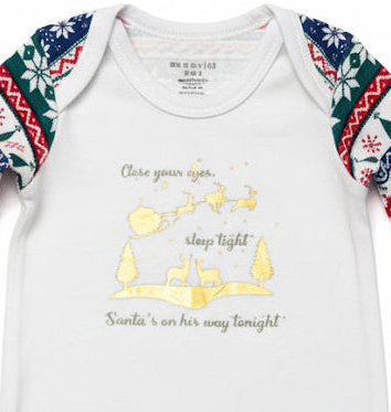 Christmas Sleep suits– Festive Baby Design