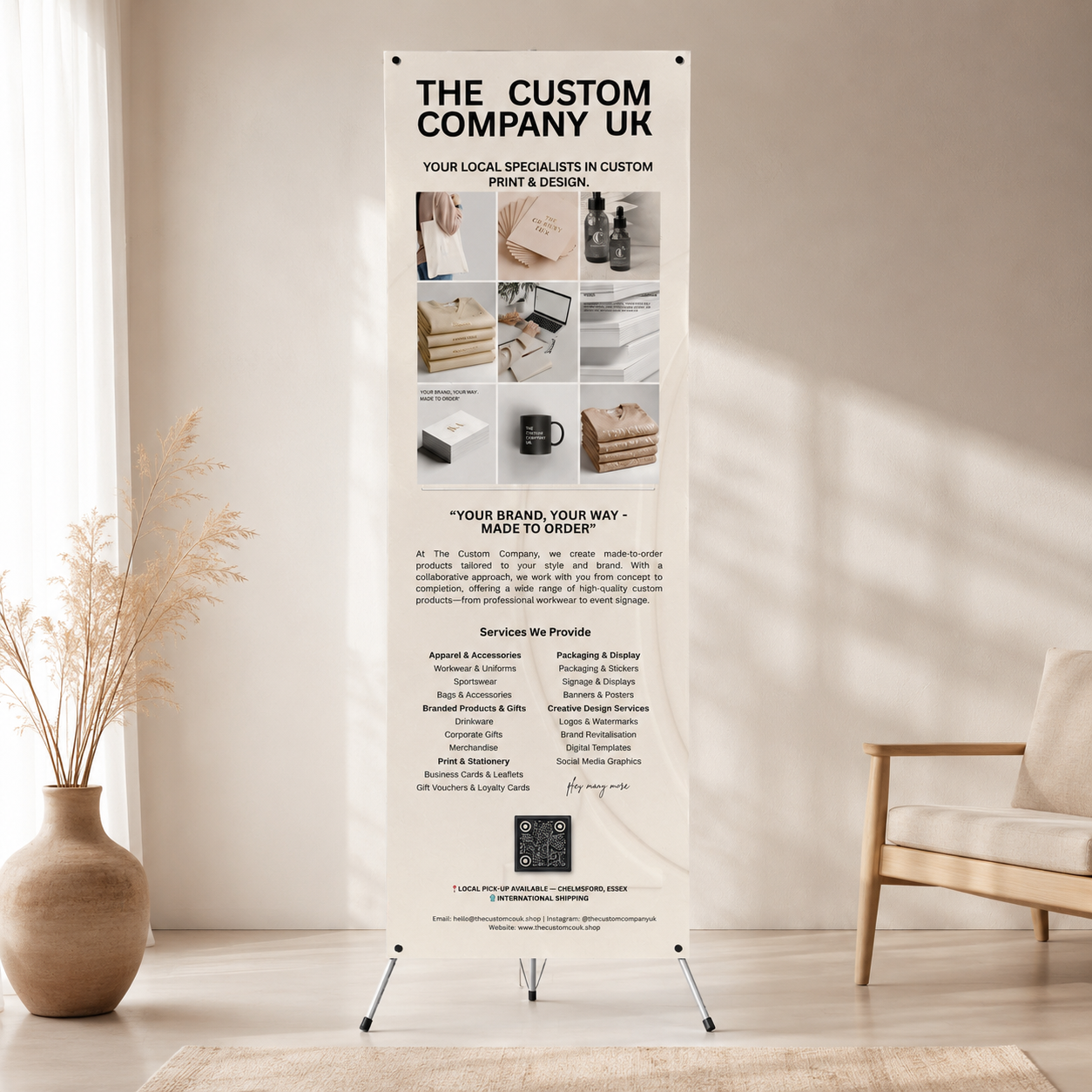 Custom Roll Up Banner | Design & Print Service | Personalised Business & Event Display