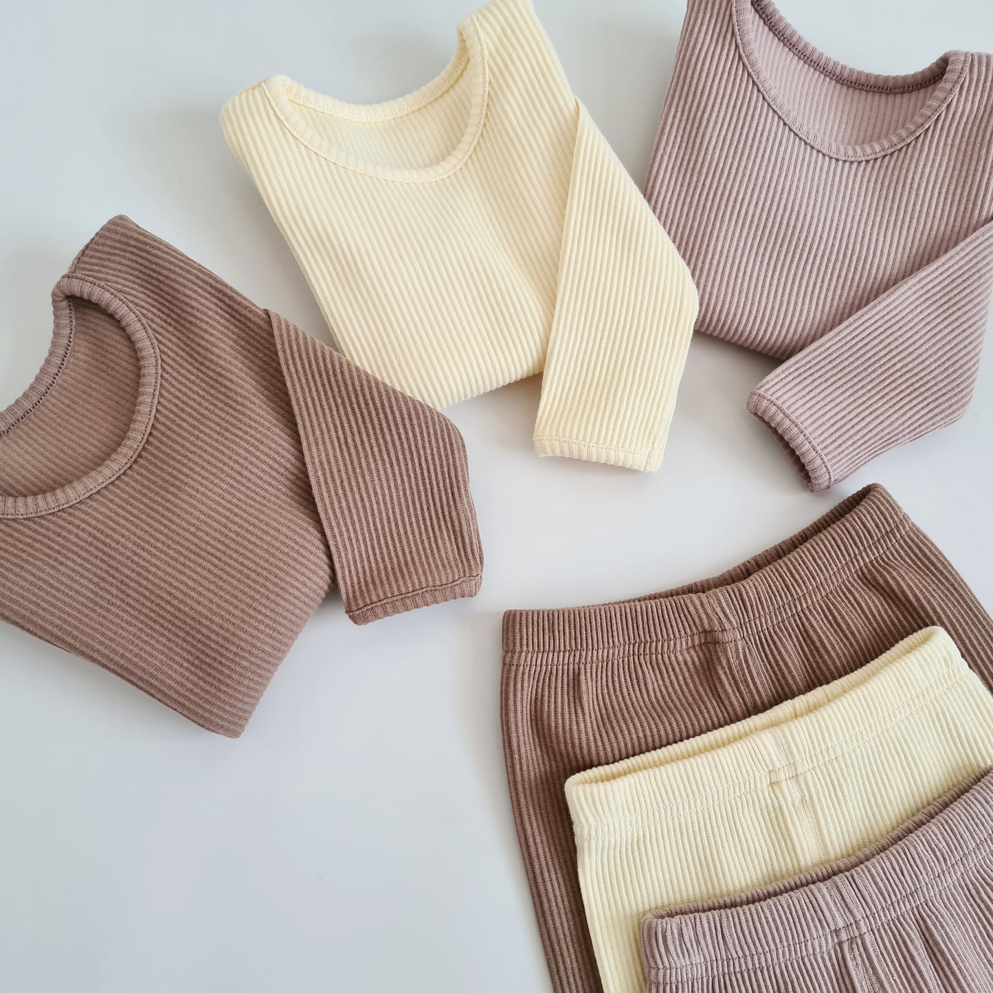 Personalised Loungewear - Biscuit Matching Family Set