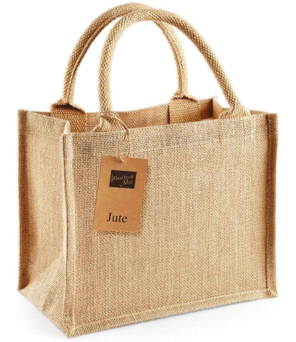 Personalised Mini Jute Gift Bag | Custom Name Tote | Party Favour Bag