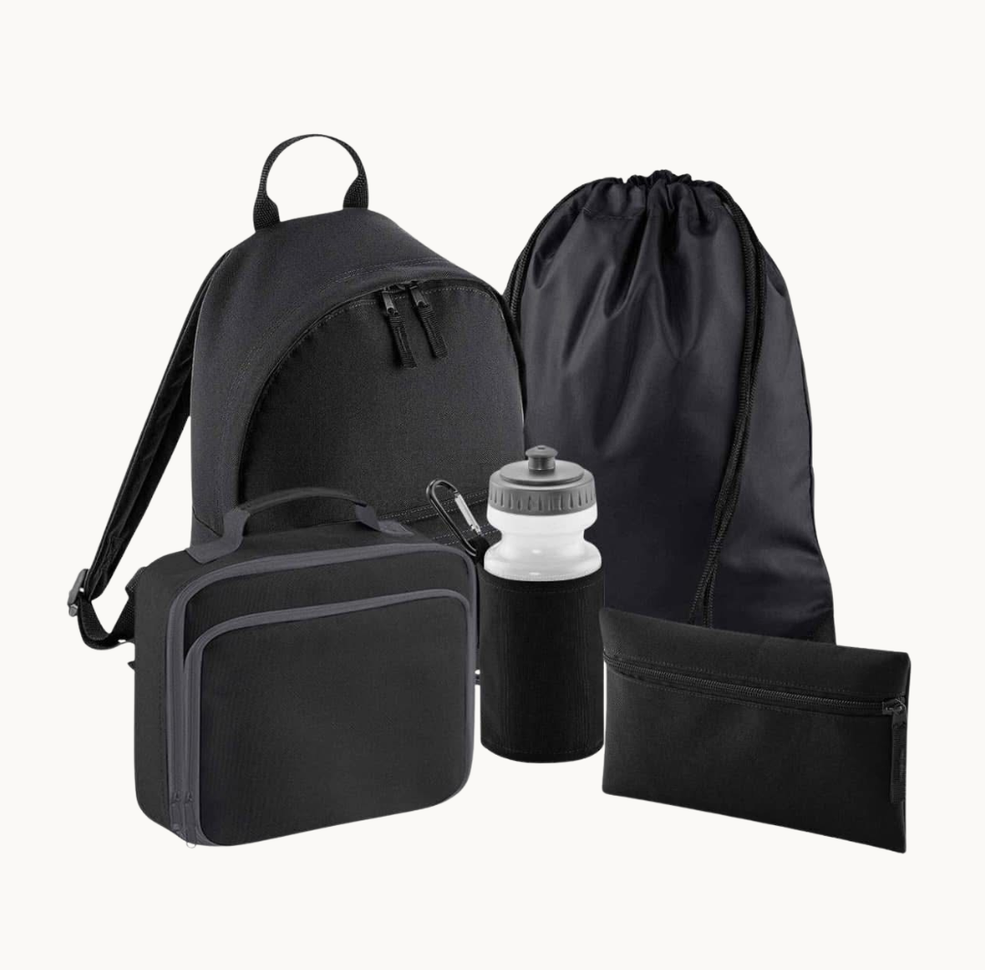 Custom Kids’ Backpack Set | Name-Printed Lunch Bag & Pencil Case | Back-to-School Gift