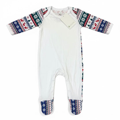 Personalised Baby Christmas Romper - 9-12 months - Clearance