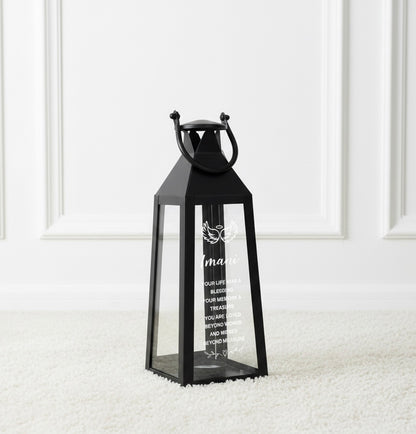 Customised Memorial Lantern -  Memorial Gift