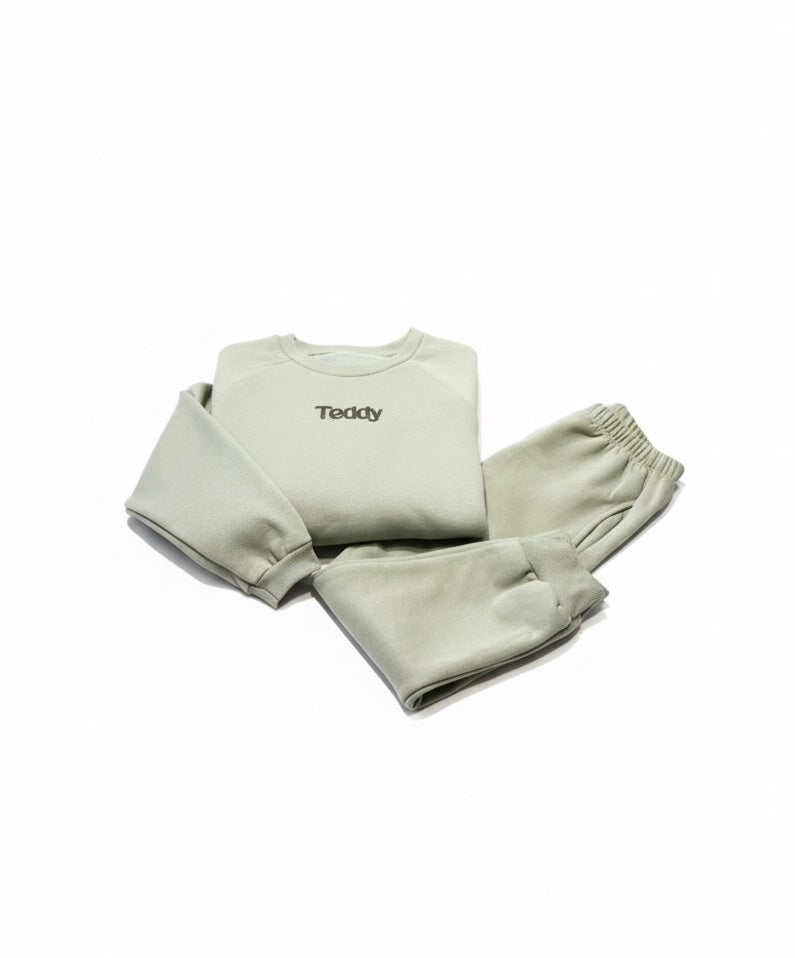 Kids Oversized Loungewear - Personalised Faux Embroidery Name