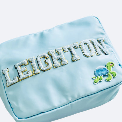 Custom Nylon Varsity Letter Pouch | Large
