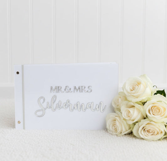 Personalised Acrylic Wedding Guestbook