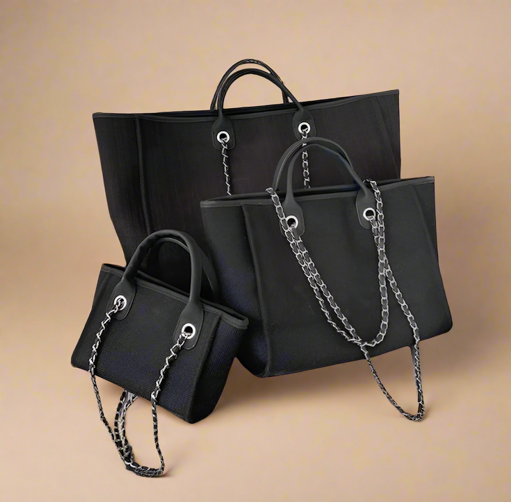 Personalised Tote Bag Women's - Black