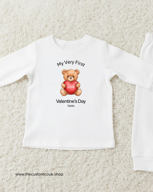 First Valentine’s Day Pyjamas