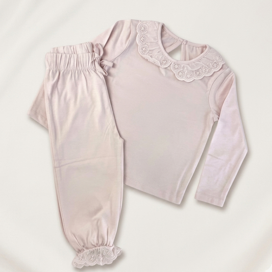Personalised Girls Frilled Pyjama’s - Create Your Own Design