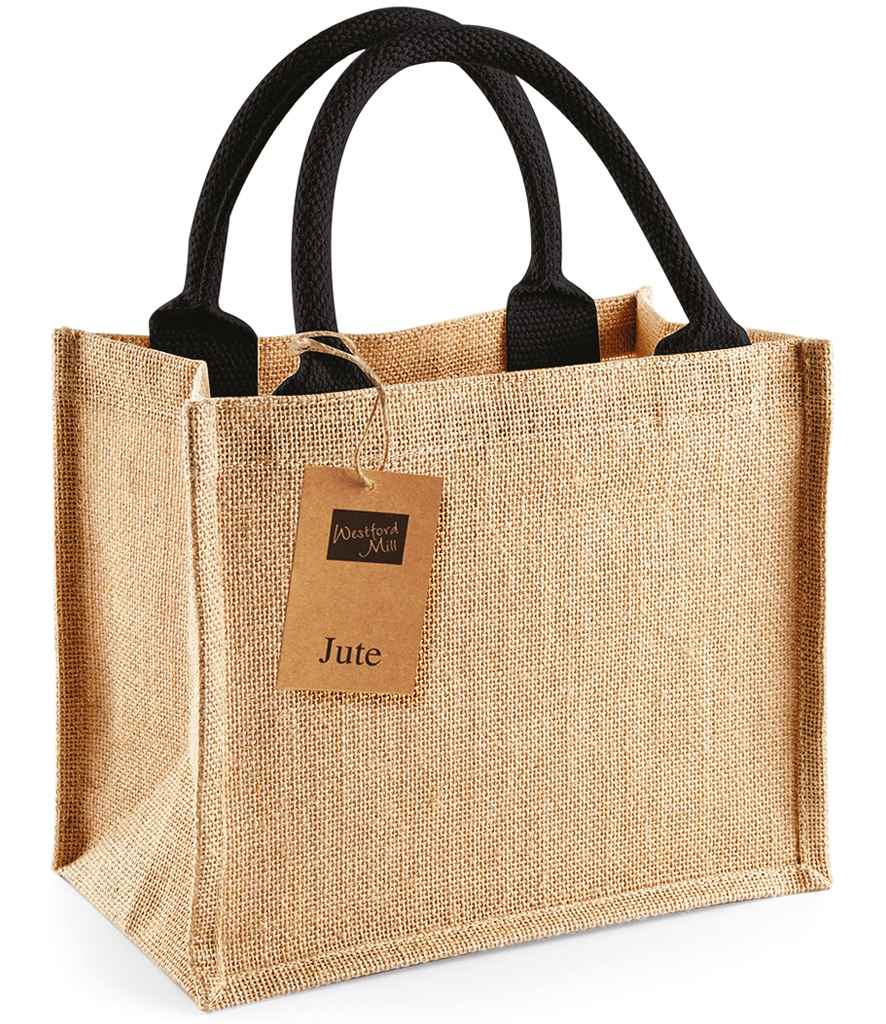 Personalised Mini Jute Gift Bag | Custom Name Tote | Party Favour Bag