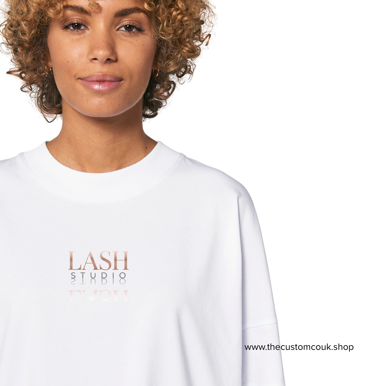 Custom Business T-Shirt - Front & Back Logo Print