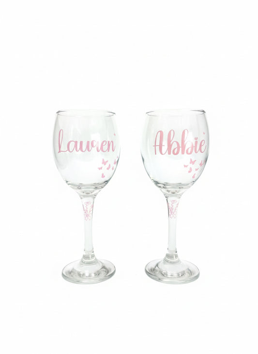 Personalised Wine Glass | Name or Text