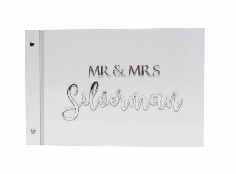 Personalised Acrylic Wedding Guestbook