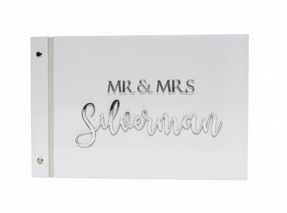 Personalised Acrylic Wedding Guestbook