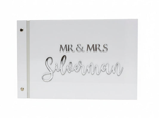 Personalised Acrylic Wedding Guestbook